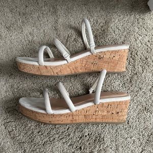 3 Strap Platform Sandals Casual
